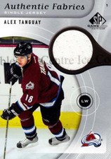 2005-06 Sp Game Used Authentic Fabrics #AFAT Alex Tanguay
