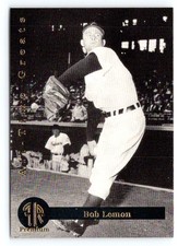 BOB LEMON 1994 FRONT ROW PREMIUM ALL-TIME GREATS #1