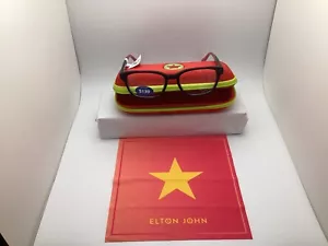 Elton John Designer "Softball" Brillengestell 46-15-130 mit Etui/Putztuch - Bild 1 von 12