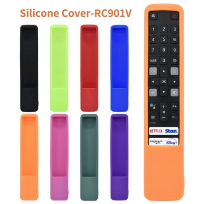 New Original RC901V FAR1 For TCL Smart LCD Voice TV Remote Control With Cover - Image 1 of 4
