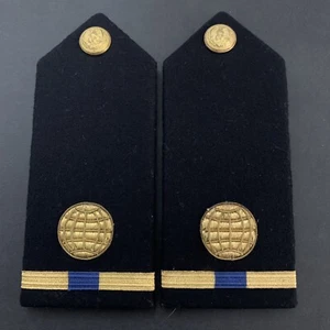 United States Navy — Hard Shoulder Board Epaulette — Chief Warrant Officer PAIR - Picture 1 of 2