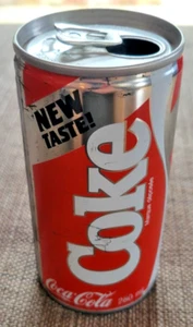 RARE Vintage Original 1985 "NEW COKE" Hard Aluminum Can English and French 12 oz - Picture 1 of 5
