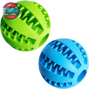 Dog Treat Toy Ball, Dog Tooth Cleaning Toy, Interactive Dog Toys(1 Green - Picture 1 of 12