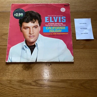 Elvis Presley California Holiday INTS 5038 Green Label Vinyl Album 1980 A1/B1 - Image 1 of 4