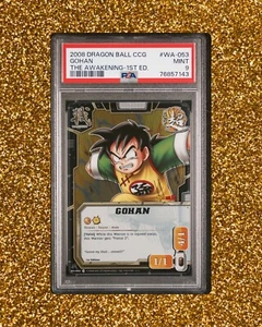 PSA 9 Gohan Ed WA-053 Reverse Holo DragonBall CCG The Awakening 2008 BGS CGC - Picture 1 of 4