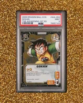PSA 9 Gohan Ed WA-053 Reverse Holo DragonBall CCG The Awakening 2008 BGS CGC - Image 1 of 4