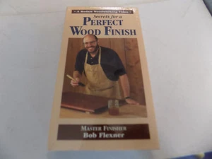 Rodale - Secrets For a Perfect Wood Finish - VHS Tape - Bob Flexner New & Sealed - Picture 1 of 2