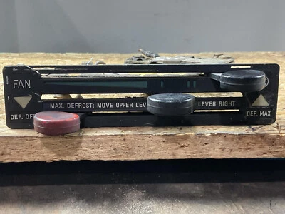 1970-1976 Porsche 914 HVAC Control Panel 91461313413 - Image 1 of 3