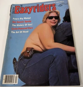 Easyriders Magazin April 1985 Vintage Original Dave Mann Poster Motorräder - Bild 1 von 8