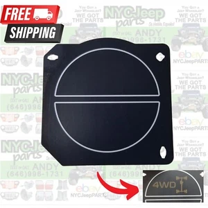 92-95 Jeep YJ Wrangler 4x4 4WD ENGAGE INDICATOR SCREEN Gauge Instrument Cluster - Bild 1 von 10
