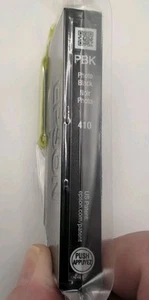 Epson Printer 410 Black Standard Capacity/Photo Black Ink Cartridges - NEW - Picture 1 of 4