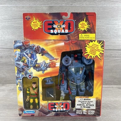 Vintage Playmates Exo Squad JT Marsh Aerial Attack E-Frame New In Open Box - Image 1 of 4