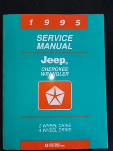 1995 Jeep Cherokee Wrangler Service Manual Original - Picture 1 of 1