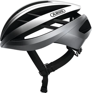 Abus Aventor Road Cycling Helmet, Gleam Silver, Large - Picture 1 of 4