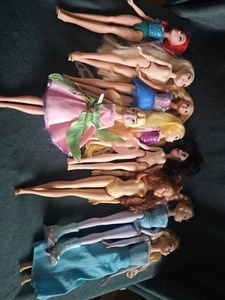disney principessa barbie bambole lof di 9 Ariel Bell Biancaneve Tinker Bell - Foto 1 di 6