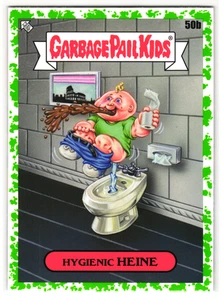Hygienic Heine GPK 2021 Mülleimer Kindertoilette Parodie genaue Karte abgebildet grün - Bild 1 von 2