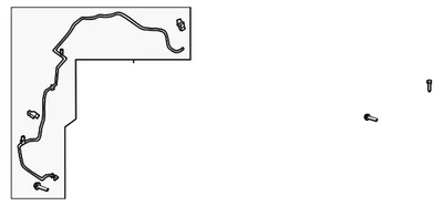Tubo de línea de líquido de lado alto de aire acondicionado genuino OEM Nissan Sentra 92440-6LB0A Foto 1 de 3
