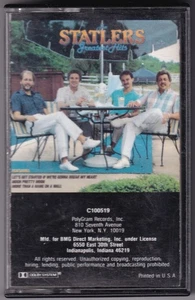 The Statler Brothers Greatest Hits Cassette 1988 Club Edition Dolby C100519 - Picture 1 of 7