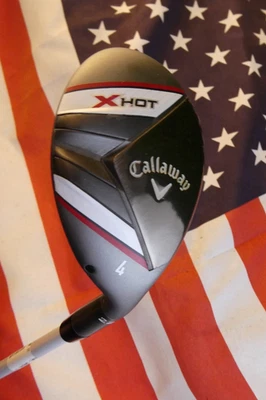 MINT Callaway X-HOT  # 4 Hybrid / Rescue 22* Project X A (SENIOR) Flex Steel - Image 1 of 4