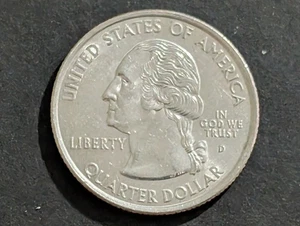 2000 D Massachusetts Quarter Circulated Ungraded Uncertified Actual Coin Shown - Picture 1 of 2
