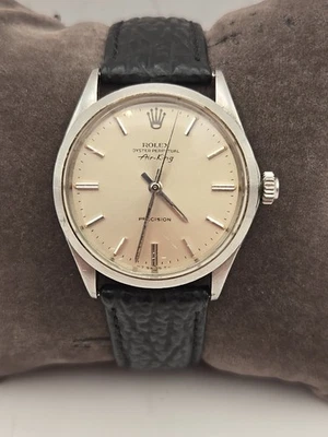 Rolex Air-king 5500 oyster perpetual Cal 1520 automatic Silver dial Wristwatch - Image 1 of 4
