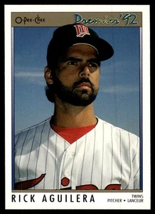 1992 O-Pee-Chee Premier Rick Aguilera Minnesota Twins #62 - Picture 1 of 2