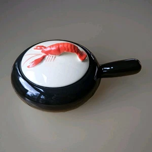 De colección Kenwood Cerámica Langosta Bisque Cazuela Plato Horno Olla Seguro Utensilios de Cocina con Tapa - Imagen 1 de 7