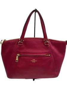 [VG] Coach 34340 Navy Handbag Shoulder Bag 2way Crossbody Used From Japan - Picture 1 of 9