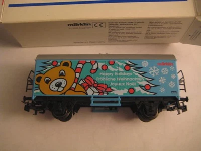 Marklin H0 4415-96725 SBB CFF HAPPY HOLIDAYS Kuhlwagen - LNIB Ltd Edn in 1996!!! - Image 1 of 4