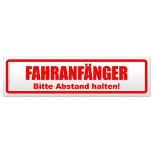 Fahranfänger. Bitte Abstand halten! Magnetschild Schild magnetisch - Bild 1 von 25
