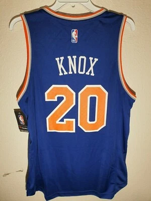 FANATICS FAST BREAK NBA NEW YORK KNICKS KEVIN KNOX BLUE JERSEY sz LARGE - Image 1 of 2