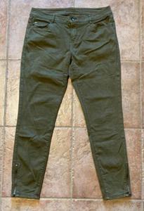 Esprit Jeans Hose grün khaki Gr. 38 40 skinny Reißverschluß am Bein - Bild 1 von 8