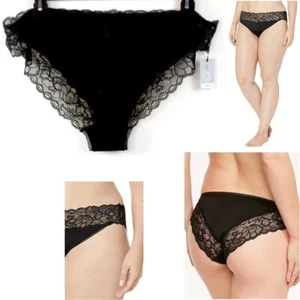 Nuevo con etiquetas Bikini de encaje cómodo seductor para mujer Calvin Klein (pequeño) QF1200-001 - Imagen 1 de 6