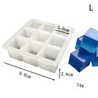 Food Grade Silicone 9-grid Chocolate Cake Mold Silicone Ice Cube Square Mould zh