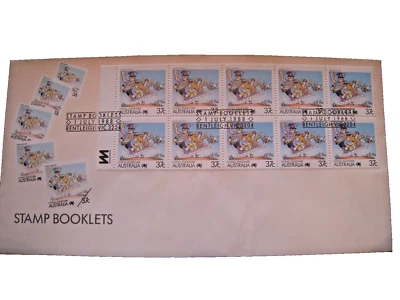 AUSTRALIA FDCs -  1988  - Stamp Booklets (2)    (aus22) - Image 1 of 3
