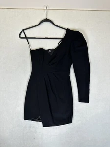BNWT BARDOT Womens Black Anja Leatherette Dress - Size 8 - RRP $139.99 - Picture 1 of 15