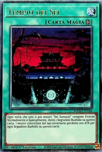 YU-GI-OH! MAGO-IT145 Tempio dei Sei rara 1°edizione italiano yugioh - Imagen 1 de 1