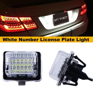 LED Number License Plate Tag Light White For Mercedes Benz W204 W212 W221 Canbus - Picture 1 of 9