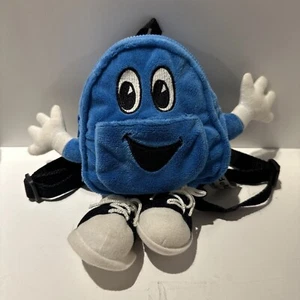 Plush Backpack Bag Blue/white Sidekicks Mini USED - Picture 1 of 11