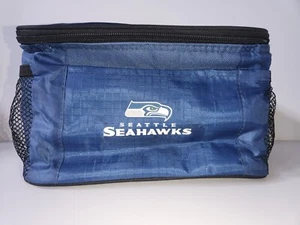 Seattle Seahawks Personal Nylon Cooler with Black Sling - Picture 1 of 7