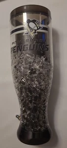 Pittsburgh Penguins 16 oz Freezer Pilsner Cooler Glass (Duckhouse)- New - Picture 1 of 5