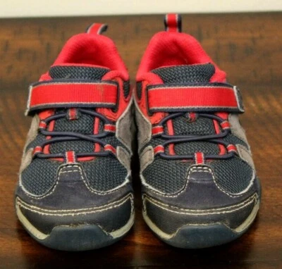 Stride Rite NAVY SNEAKERS Toddler Boys 5 Shoes Washable - Image 1 of 4