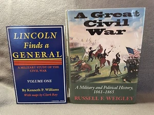 A Great Civil War Weigley First Ed HC/DJ Library Discard Lincoln Finds A General - Imagen 1 de 24