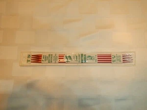 Vintage 4er Set, Nr. 182, Susan Bates 7 Zoll Doppelspitze Stricknadeln, Größe 5 - Bild 1 von 5