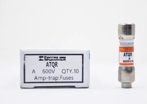 Ferraz Shamwut ATQR 25 (ATQR 25) 25 Amp 600V Midget Time-Delay Class CC Fuse✦Kd - Picture 1 of 5