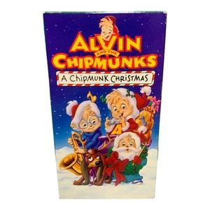 Sealed Alvin and the Chipmunks - A Chipmunk Christmas (VHS, 1992) New - Bild 1 von 5
