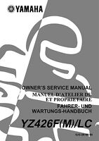 Yamaha Factory Owner's Service Manual 2001 YZ80N1 LIT11626-14-26