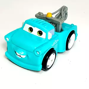 2005 Disney Pixar Cars Mattel Shake N Go Blue/Aqua Mater Tow Truck - Picture 1 of 7