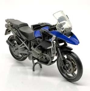 Majorette Motorbike BMW 1200 GS Blue 1/24 (Long 4") no Package - Picture 1 of 6