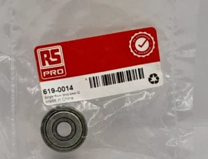 Lager geschirmt Rillenkugellager RS PRO 6mm I.D 19mm O.D Stahl 619-0014 - Bild 1 von 1